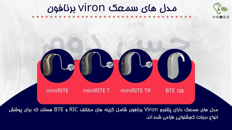 مدل های سمعک viron برنافون