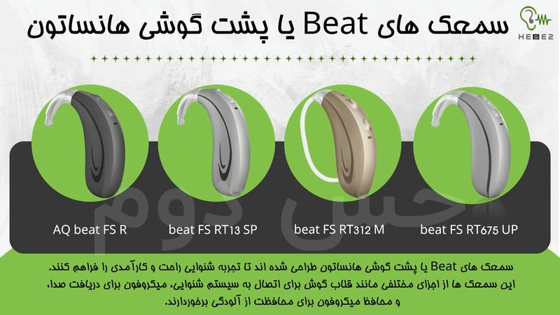 سمعک های Beat یا پشت گوشی هانساتون