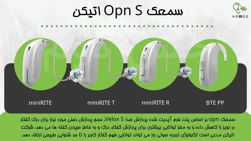 سمعک opn s اتیکن