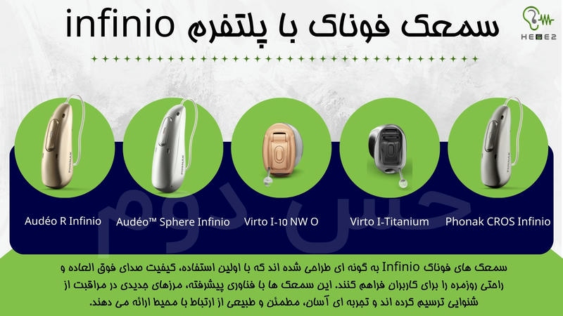 سمعک فوناک یا پلتفرم infinio