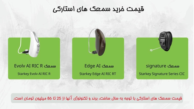 قیمت خرید سمعک استارکی